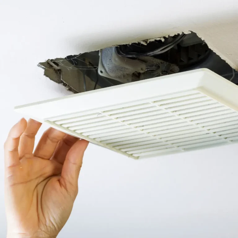 Bathroom Fan Cleaning Process
